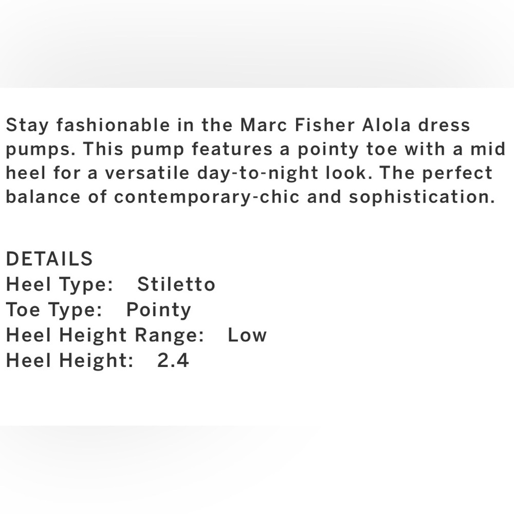 Marc Fisher Women's Alola Stiletto Heel Pumps Sz 8.5 Trendy animal Print Design - Picture 10 of 10